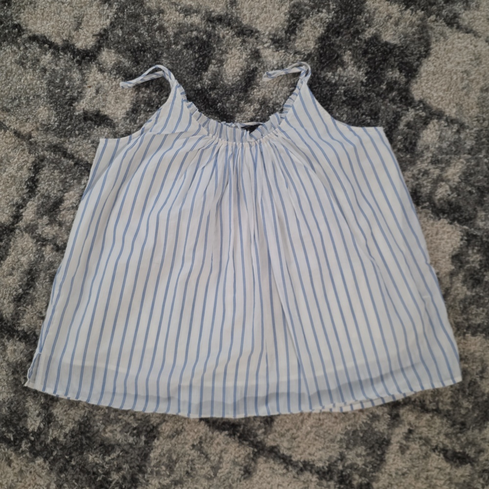 Striped Tie Back Cami Tank Top